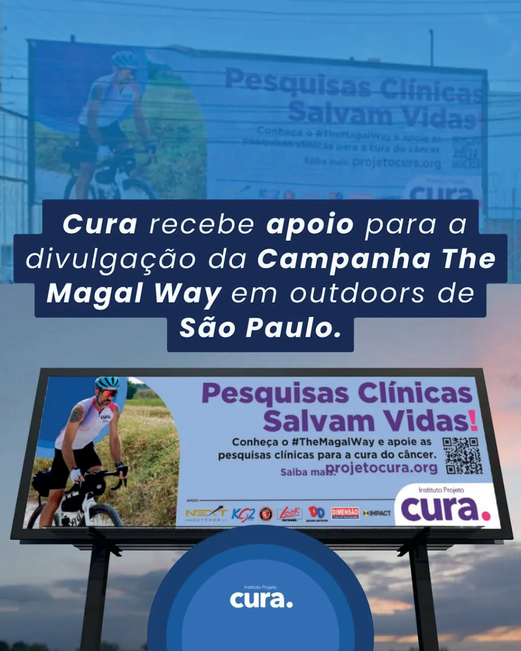 Outdoors da campanha The Magal Way em São Paulo